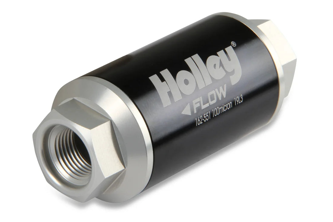 Holley Street/Strip Carb or EFI Applications Pre Filter100 Micron - Side View