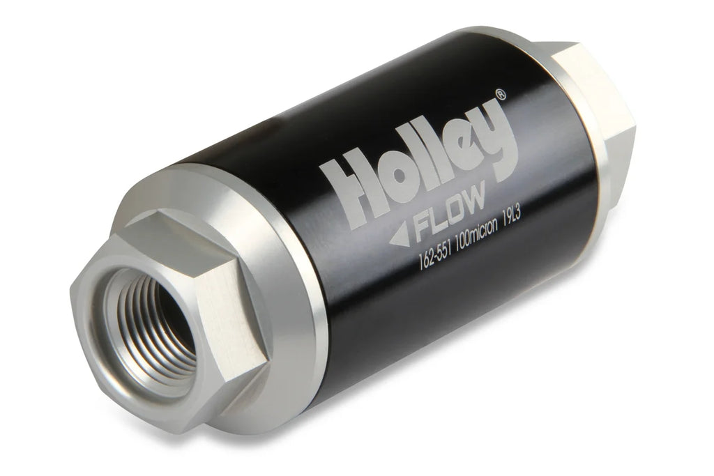Holley Street/Strip Carb or EFI Applications Pre Filter100 Micron - Side View