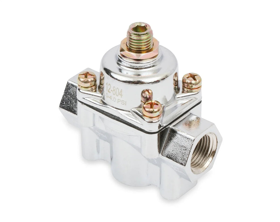 Holley Street/Strip Carbureted Applications  Two Port Adjustable from 1 to 4 PSI 12-804 - Back View