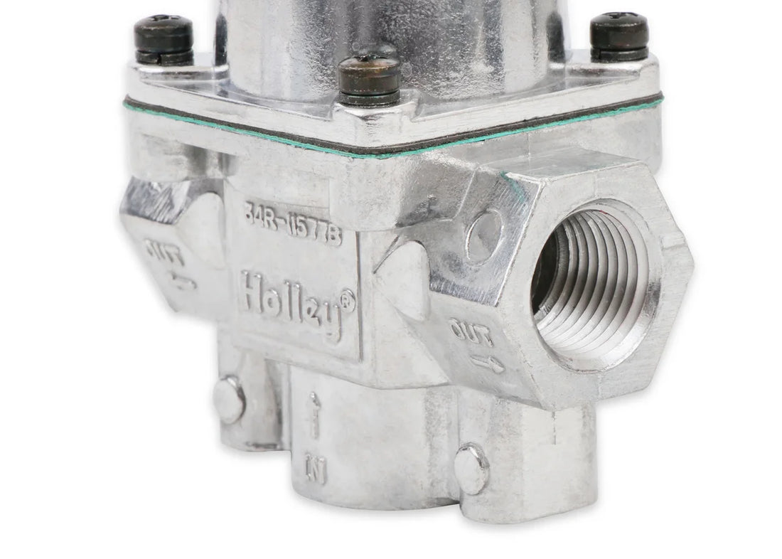 Holley Street/Strip Carbureted Applications Two PortAdjustable from 4.5 to 9 PSI 12-704 - Installation View