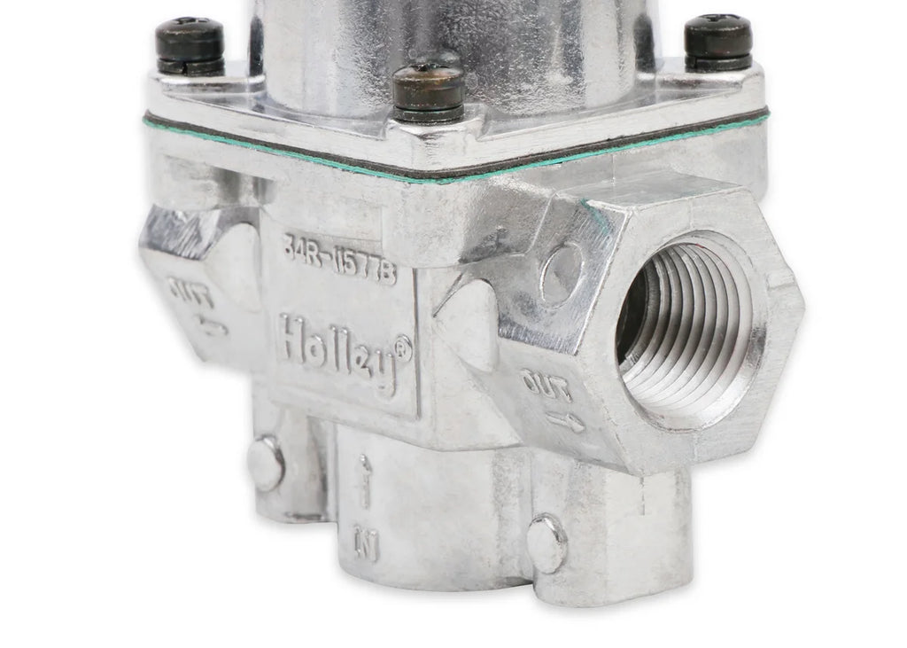 Holley Street/Strip Carbureted Applications Two PortAdjustable from 4.5 to 9 PSI 12-704 - Installation View