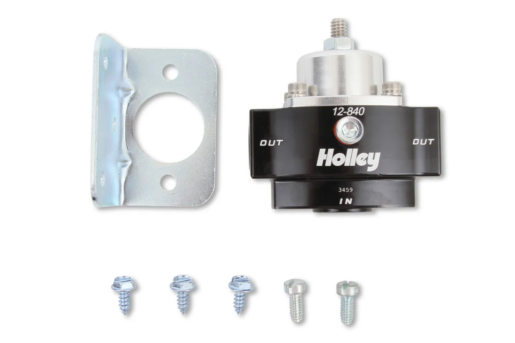 Holley Street/Strip Carbureted Applications  Two Port Adjustable from 4.5 to 9 PSI - Side View