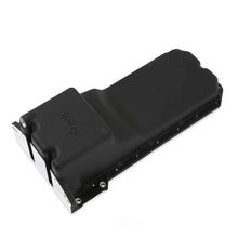 Load image into Gallery viewer, Holley Swap Oil Pan - Black 302-63BK fits Gen III Hemi - Back View