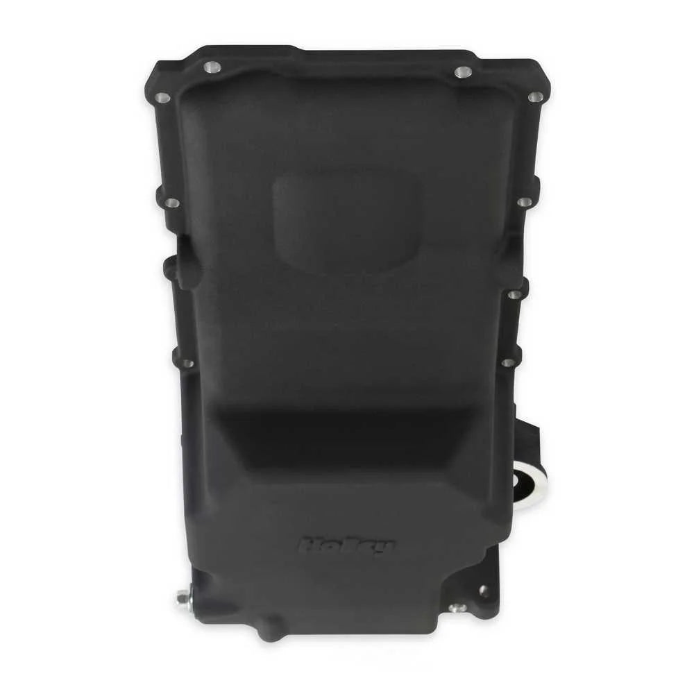 Holley Swap Oil Pan - Black - Most Front Clearance 302-3BK fits 1963-2006 Buick / Chevrolet / Ford - Additional View 6
