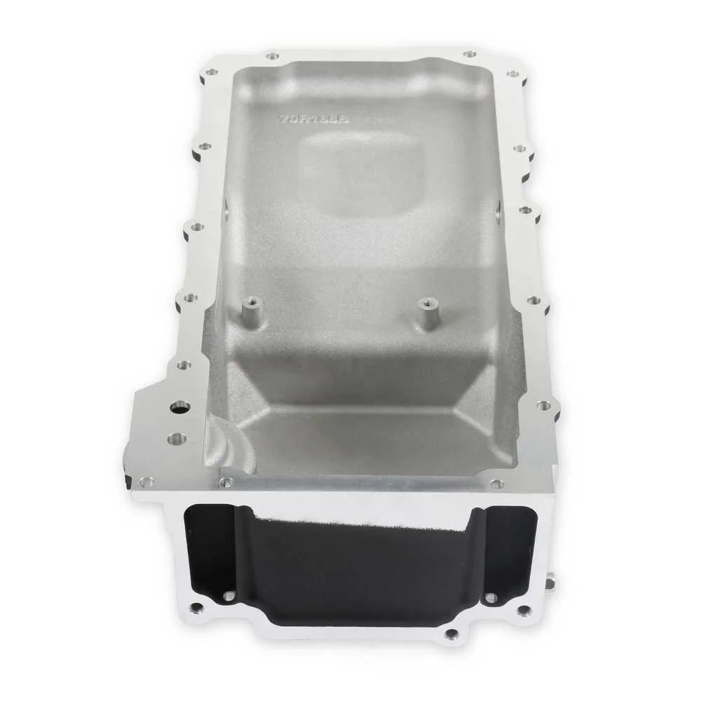 Holley Swap Oil Pan - Black - Most Front Clearance 302-3BK fits 1963-2006 Buick / Chevrolet / Ford - Additional View 7
