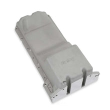 Load image into Gallery viewer, Holley Swap Oil Pan - Natural 302-63 fits 1972-2004 Chevrolet / Dodge / GMC - Back View