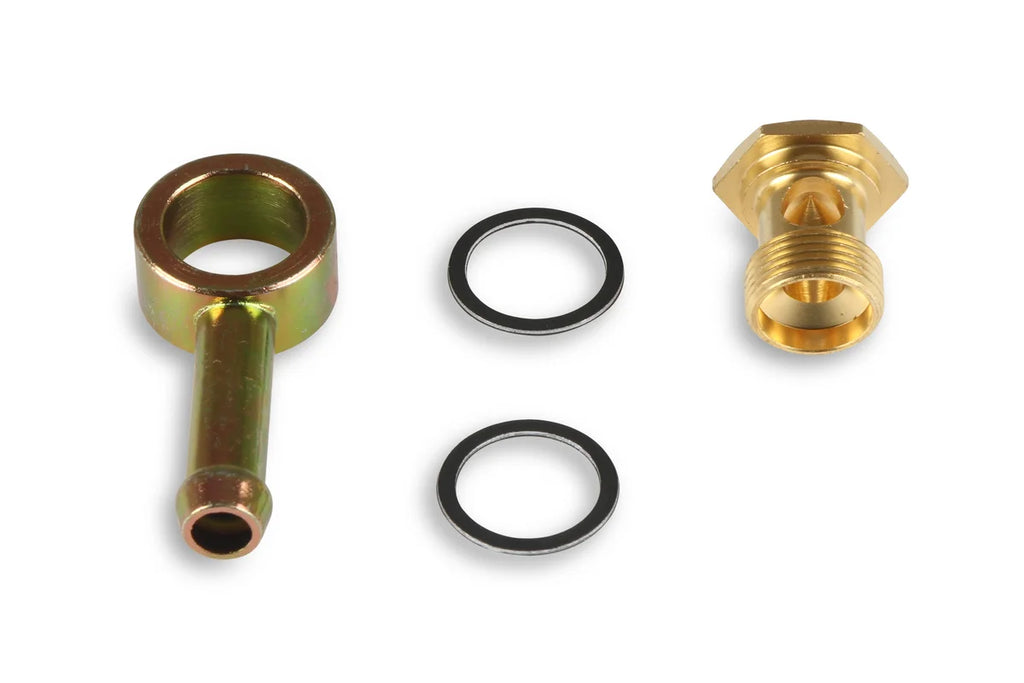 Holley Swivel Fitting Hose 5/16" Thread 9/16-24 26-25 - Main Product View