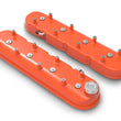 Load image into Gallery viewer, Holley Tall LS Valve Covers w/ Coil Mounting Posts, Cast Aluminum - Factory Orange 241-164 - Main Product View