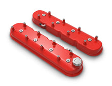 Load image into Gallery viewer, Holley Tall LS Valve Covers w/ Coil Mounting Posts, Cast Aluminum - Gloss Red 241-113 - Main Product View