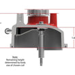 Load image into Gallery viewer, Holley Tall LS Valve Covers w/ Coil Mounting Posts, Cast Aluminum - Gloss Red 241-113 - Side View