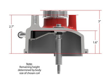 Load image into Gallery viewer, Holley Tall LS Valve Covers w/ Coil Mounting Posts, Cast Aluminum - Gloss Red 241-113 - Side View