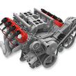 Load image into Gallery viewer, Holley Tall LS Valve Covers w/ Coil Mounting Posts, Cast Aluminum - Gloss Red 241-113 - Detail View