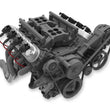 Load image into Gallery viewer, Holley Tall LS Valve Covers w/ Coil Mounting Posts, Cast Aluminum - Natural Cast Finish 241-110 - Side View