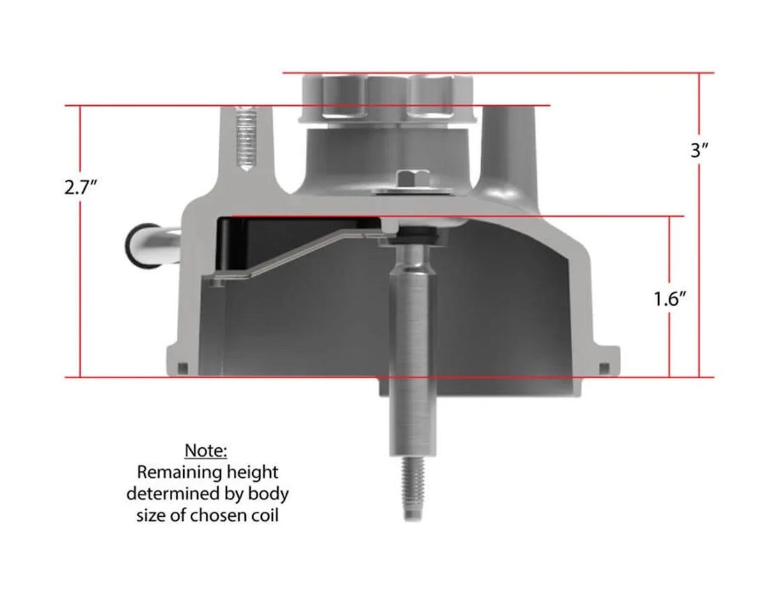 Holley Tall LS Valve Covers w/ Coil Mounting Posts, Cast Aluminum - Natural Cast Finish 241-110 - Detail View