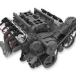 Load image into Gallery viewer, Holley Tall LS Valve Covers w/ Coil Mounting Posts, Cast Aluminum - Polished Finish 241-111 - Side View