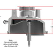 Load image into Gallery viewer, Holley Tall LS Valve Covers w/ Coil Mounting Posts, Cast Aluminum - Polished Finish 241-111 - Detail View