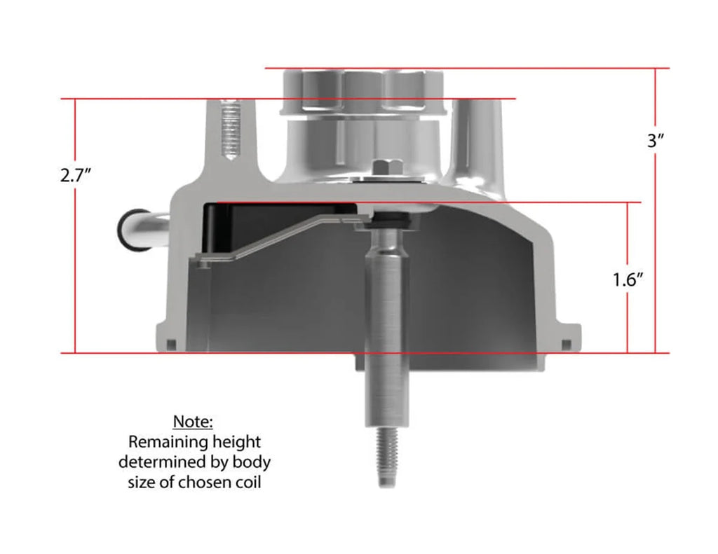 Holley Tall LS Valve Covers w/ Coil Mounting Posts, Cast Aluminum - Polished Finish 241-111 - Detail View