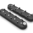Load image into Gallery viewer, Holley Tall LS Valve Covers w/ Coil Mounting Posts, Cast Aluminum - Satin Black Finish 241-112 - Main Product View