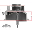 Load image into Gallery viewer, Holley Tall LS Valve Covers w/ Coil Mounting Posts, Cast Aluminum - Satin Black Finish 241-112 - Side View