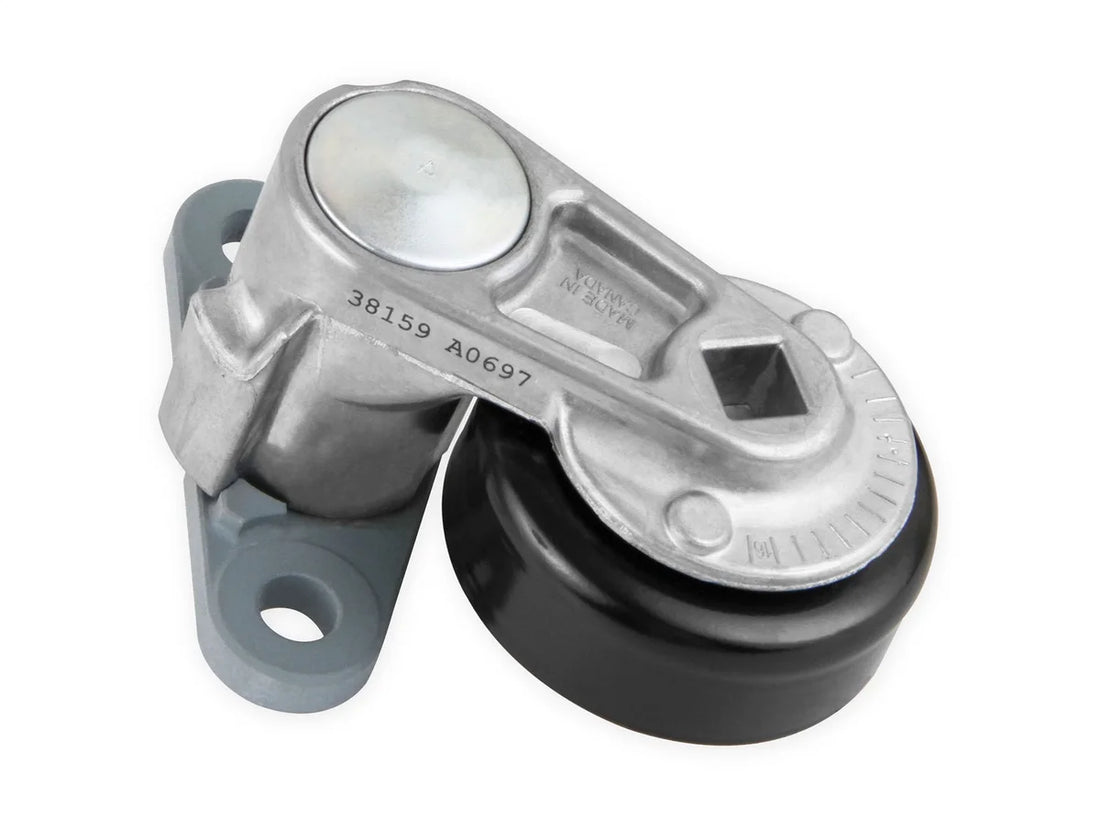 Holley Tensioner Assembly - for Low-Mount A/C 97-156 - Side View