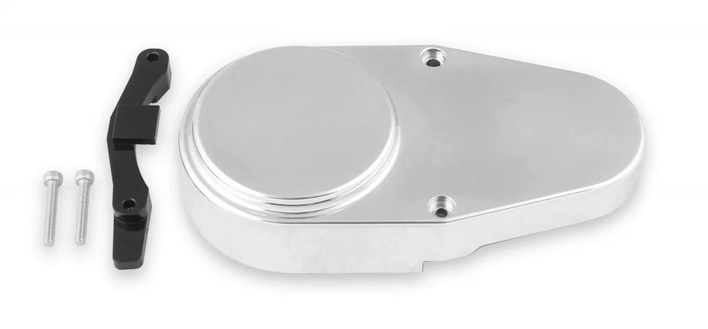 Holley Tensioner Cover Polished 97-157 - Main Product View