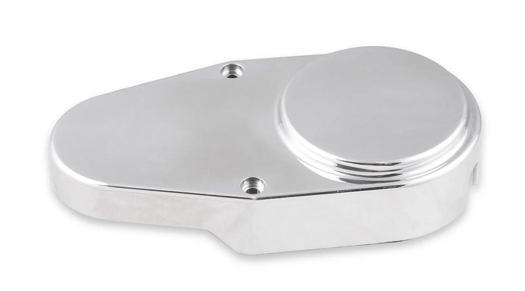 Holley Tensioner Cover Polished 97-157 - Side View