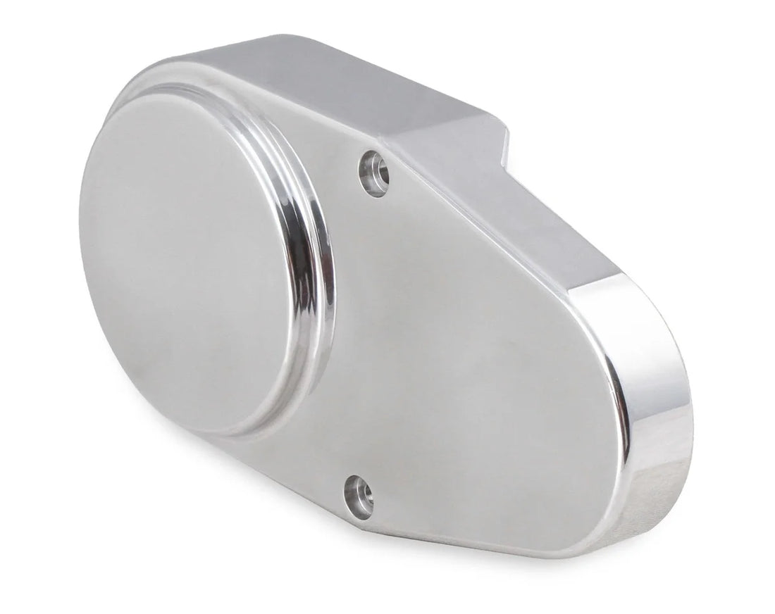 Holley Tensioner Cover Polished 97-157 - Detail View