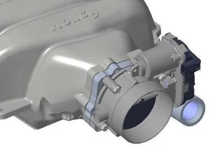 Holley Throttle Body 300-903 fits Ford GT500 - Back View