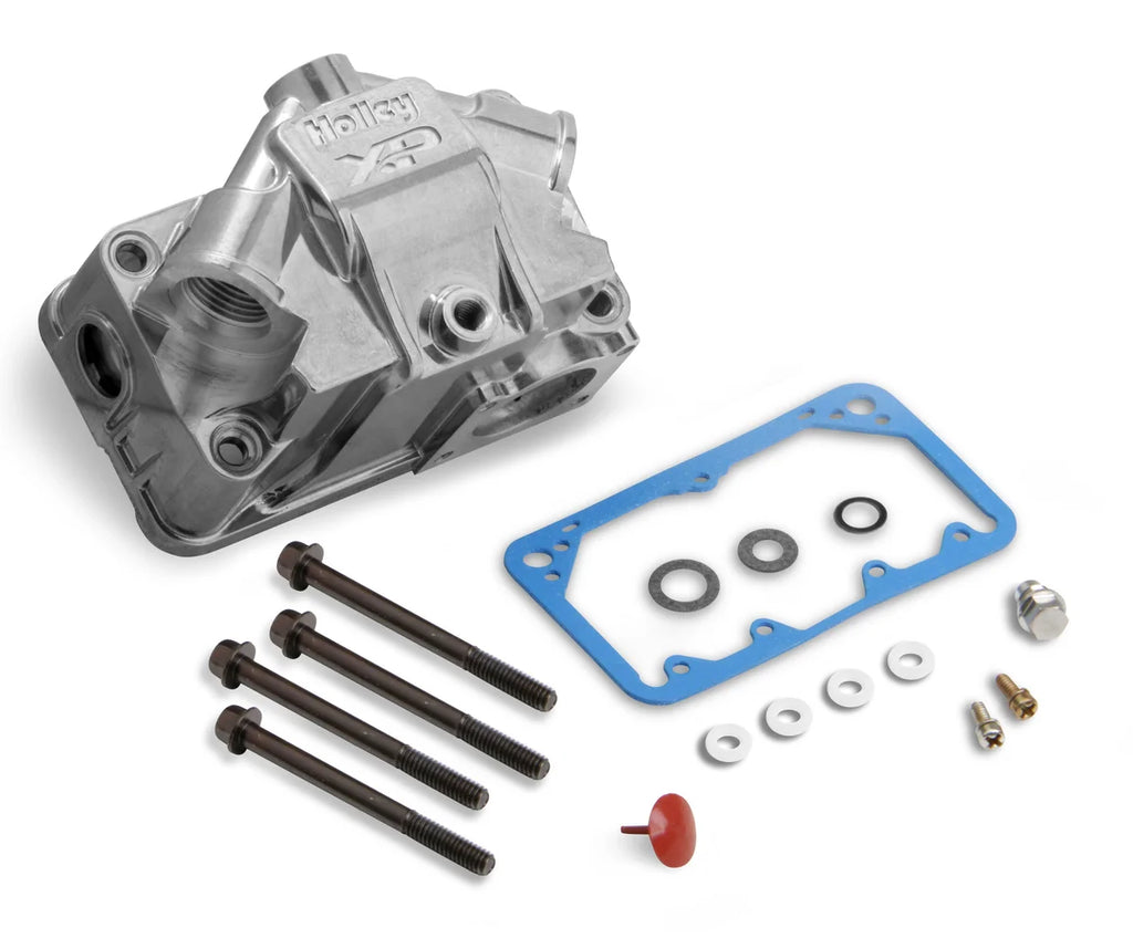 Holley Ultra XP Aluminum Fuel Bowl Kit - Tumble Polished