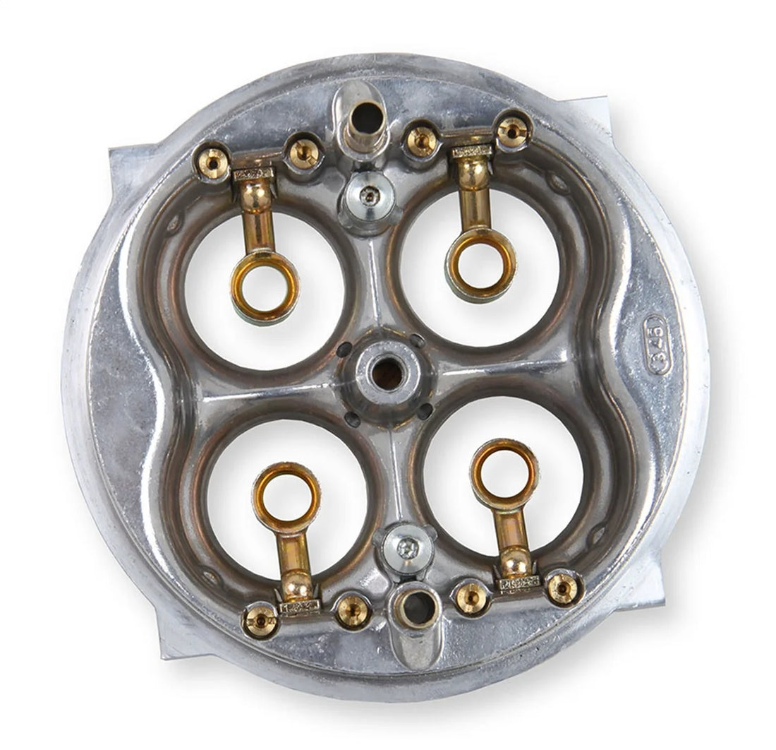 Holley Ultra XP Replacement Main Body 650 CFM Shiny 134-312 - Side View
