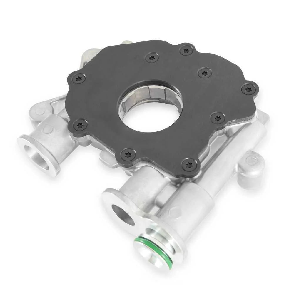 Holley Using Holley Pan and Pump Only 302-100 fits Ford 7.3L Godzilla Engine - Back View