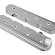 Load image into Gallery viewer, Holley Vintage Series Standard Height LS Valve Covers, Cast Aluminum - Polished Finish 241-131 - Main Product View
