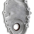 Load image into Gallery viewer, Holley Vortec/Small Block Chevy Cast Aluminum Timing Chain Cover - Black Finish 21-151 - Side View