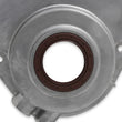 Load image into Gallery viewer, Holley Vortec/Small Block Chevy Cast Aluminum Timing Chain Cover - Natural Finish - Installation View