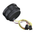 Load image into Gallery viewer, Holley Water temperature - Standard 2-1/16" size - 120°-260° - Black Face - Black Bezel 26-602 - Back View