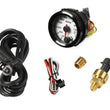 Load image into Gallery viewer, Holley White 2-1/16" Oil Pressure 10-100 psi-Holley logo 26-601W - Side View