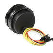 Load image into Gallery viewer, Holley White 2-1/16" Oil Pressure 10-100 psi-Holley logo 26-601W - Back View