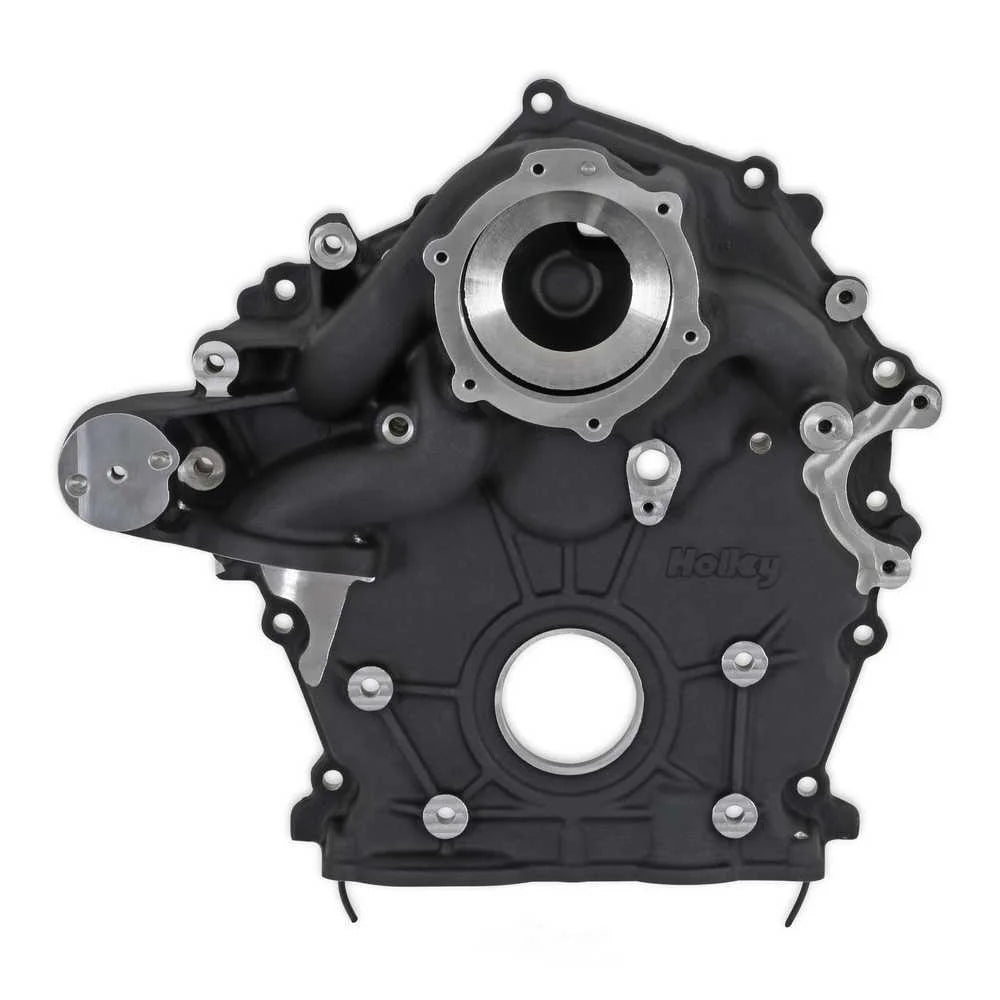 Holley With Holley Swap Oil Pan and Pump Base Kit Black 20-320BK - Additional View 9