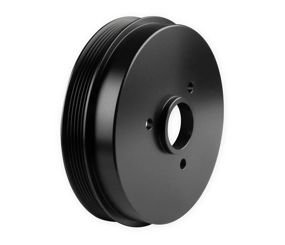 Holley Works with LS1, 2, 3, and 6 Mid-Mount accessory drives only 97-159 - Side View