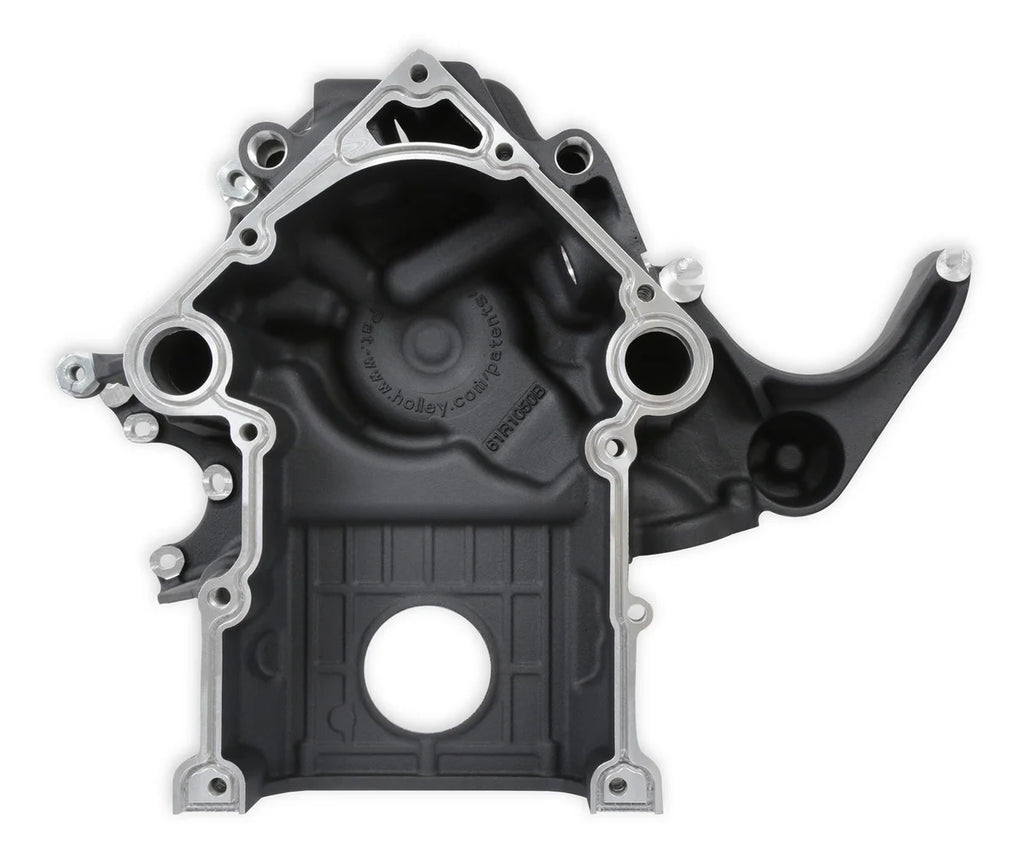 Holley for Gen III Hemi Mid-Mount Accessory Drive System - VVT - Black Finish 97-375 - Installation View