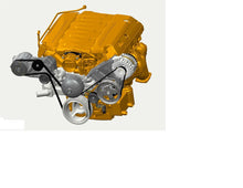 Load image into Gallery viewer, Holley w/ Alt, P/S, A/C, Water Pump, Belts, and Spacers 20-170 - Side View