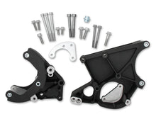 Load image into Gallery viewer, HolleyBLACK LS ACCESSORY DRIVE BRACKET - A/C, P/S &amp; ALT BRACKETS20-131BK - Back View