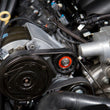Load image into Gallery viewer, HolleyBlack LS A/C Accessory Drive Bracket20-133BK - Back View