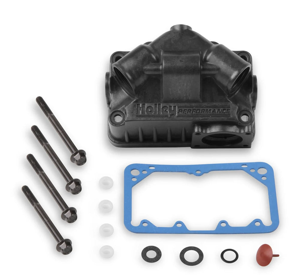 HolleyHard Core Gray Aluminum Center Hung "V" Bowl Kit - Primary134-71HB