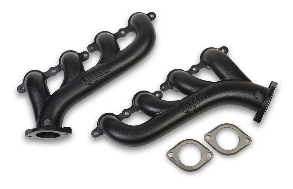 Hooker Cast Iron Exhaust Manifolds Black Finish 8501-3HKR fits Gm LS