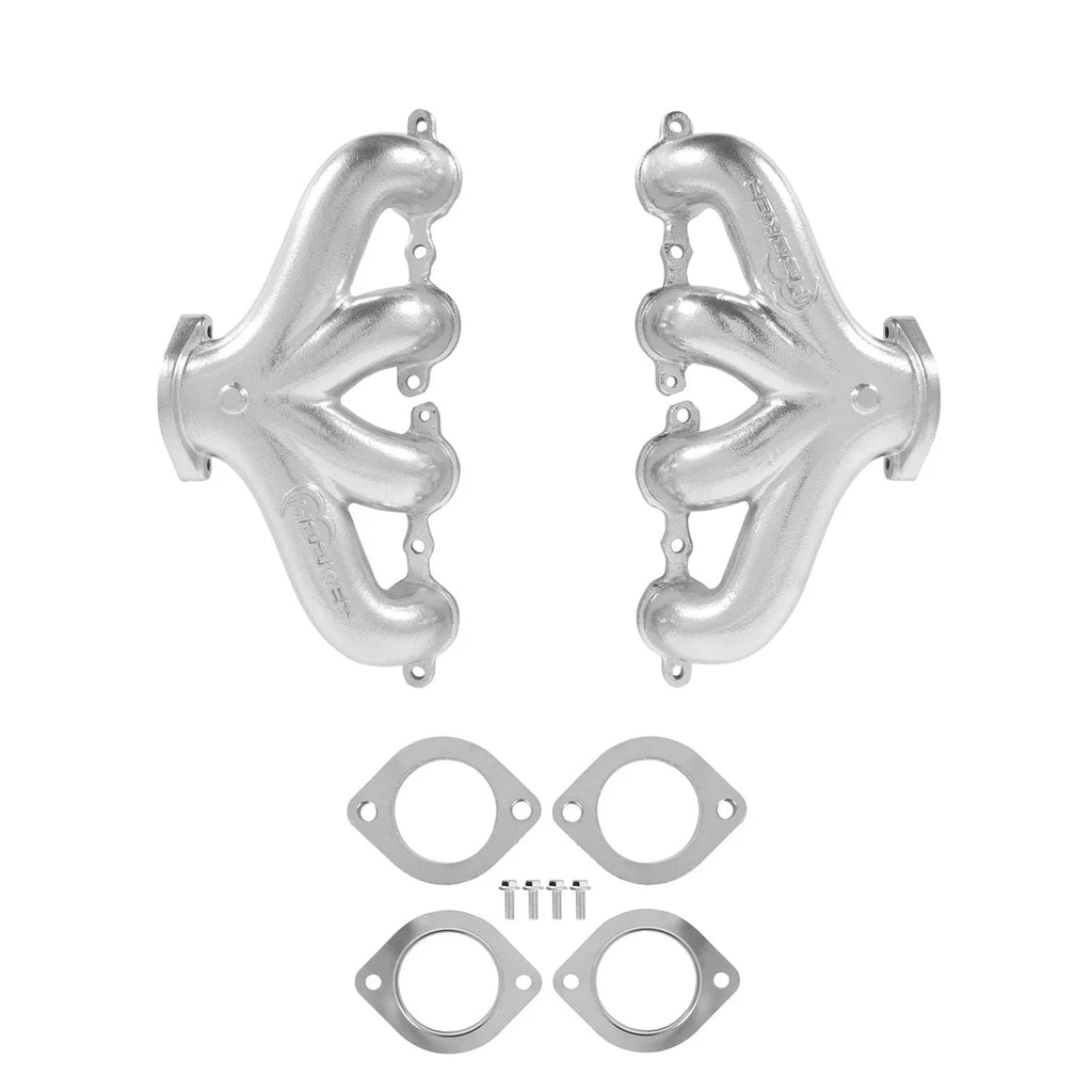 Hooker Exhaust Manifold Set - Center Dump 8504-1HKR fits Gm LS
