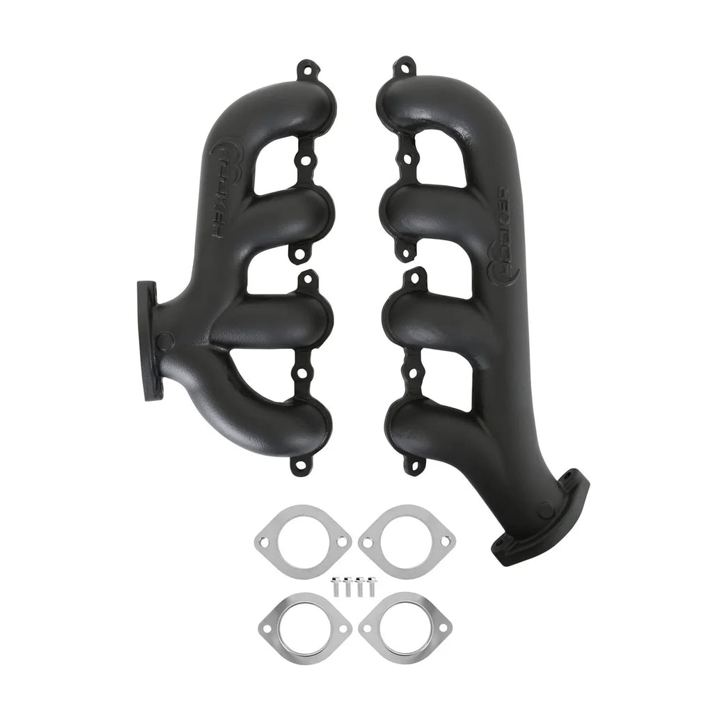 Hooker Exhaust Manifold Set w/SBC Exit 8506-3HKR fits Gm LS