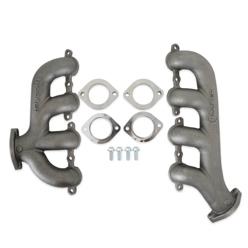 Hooker Exhaust Manifold Set w/SBC Exit 8506HKR fits Gm LS