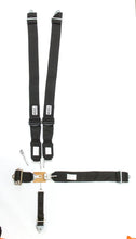 Load image into Gallery viewer, Hooker Harness 5-Pt Harness Alum. LL Ratchet Adj Black 51010