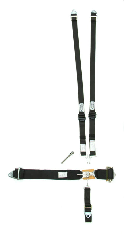 Hooker Harness 5-Pt Harness HANS Alum. LL Ratchet Adj Black 51110